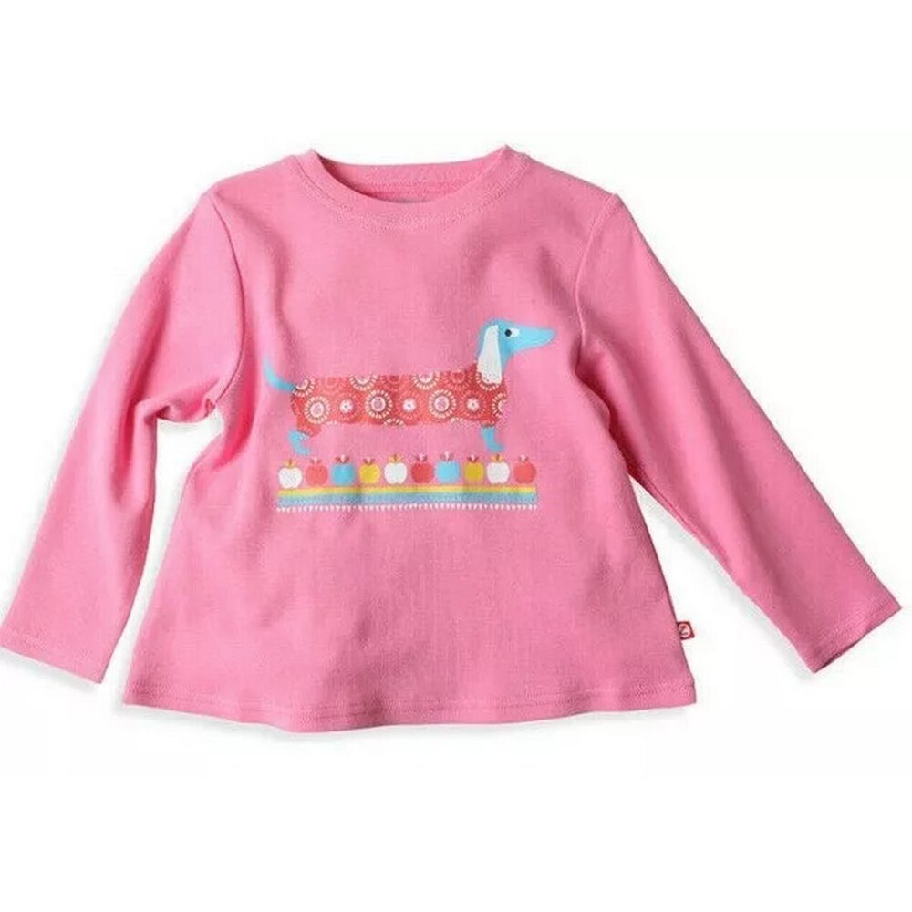 NWT Zutano Long Sleeve Peasant Top Pink